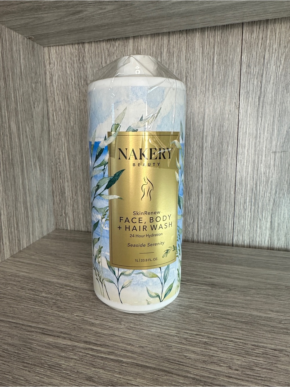 Nakery Beauty SkinRenew Face, Body + Hair Wash — Seaside Serenity 33oz